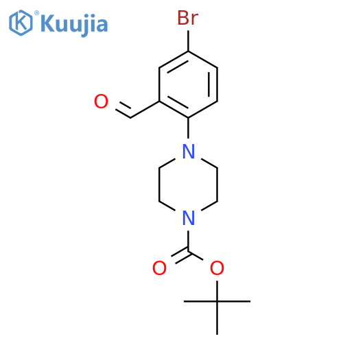 1-Boc-4-(4-Bromo-2-formylphenyl)piperazine structure