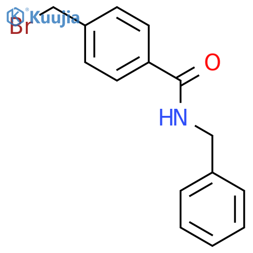N-Benzyl-4-(bromomethyl)benzamide structure