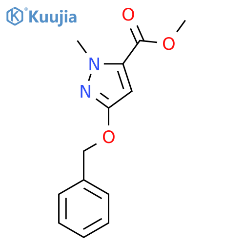 Methyl 3-(Benzyloxy)-1-methyl-1H-pyrazole-5-carboxylate structure