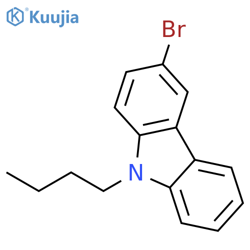 9H-Carbazole, 3-bromo-9-butyl- structure