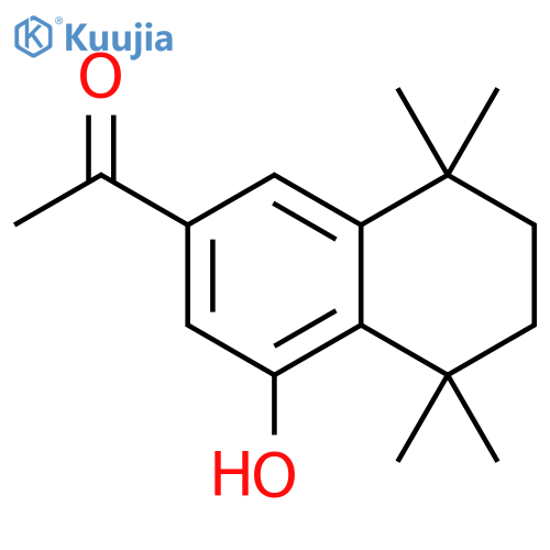 Ethanone,1-(5,6,7,8-tetrahydro-4-hydroxy-5,5,8,8-tetramethyl-2-naphthalenyl)- structure
