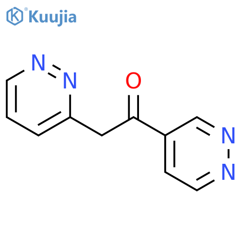 ETHANONE, 2-(3-PYRIDAZINYL)-1-(4-PYRIDAZINYL)- structure