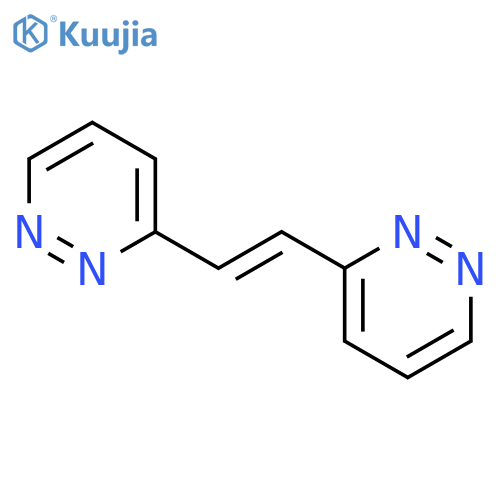 PYRIDAZINE, 3,3'-(1,2-ETHENEDIYL)BIS- structure