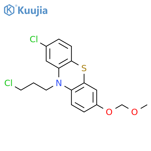 2-Chloro-10-(3-chloropropyl)-7-(methoxymethoxy)-10H-phenothiazine structure