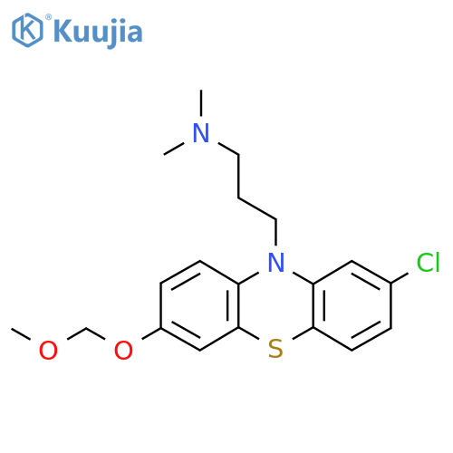 2-Chloro-7-(methoxymethoxy)-N,N-dimethyl-10H-phenothiazine-10-propanamine structure