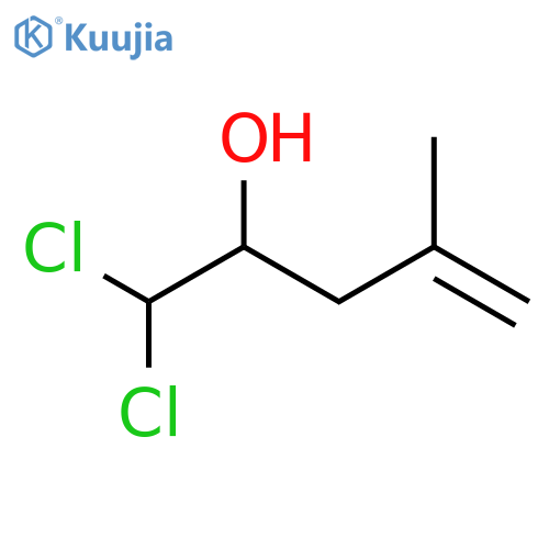 1,1-Dichloro-4-methyl-4-penten-2-ol structure
