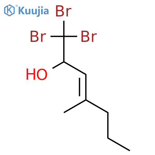 3-HEPTEN-2-OL, 1,1,1-TRIBROMO-4-METHYL- structure