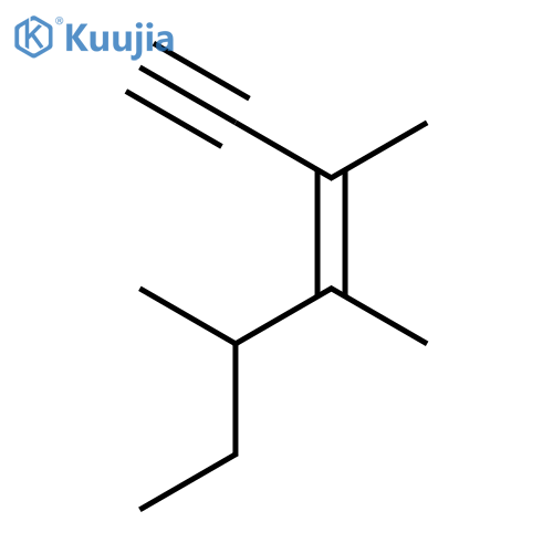 3-Hepten-1-yne, 3,4,5-trimethyl- structure