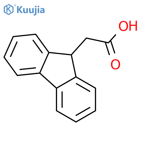 2-(9H-fluoren-9-yl)acetic acid structure