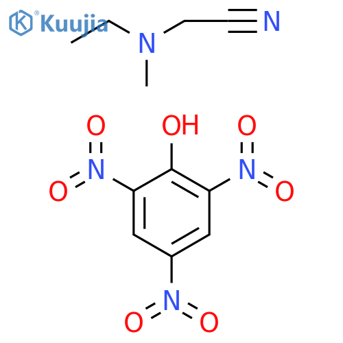 Acetonitrile, (ethylmethylamino)-, compd. with 2,4,6-trinitrophenol (1:1) structure