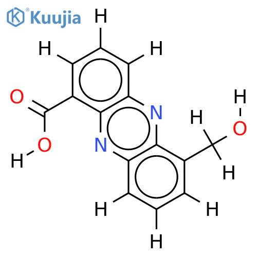1-Hydroxymethyl-phenazin-6-carbonsaeure structure