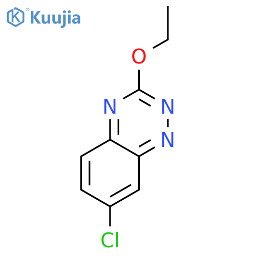 1,2,4-Benzotriazine, 7-chloro-3-ethoxy- structure