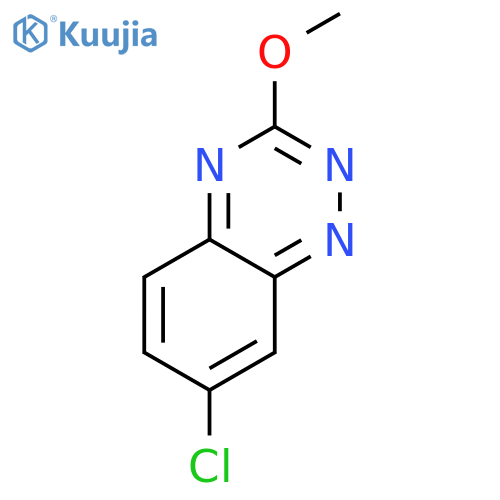 1,2,4-BENZOTRIAZINE, 7-CHLORO-3-METHOXY- structure