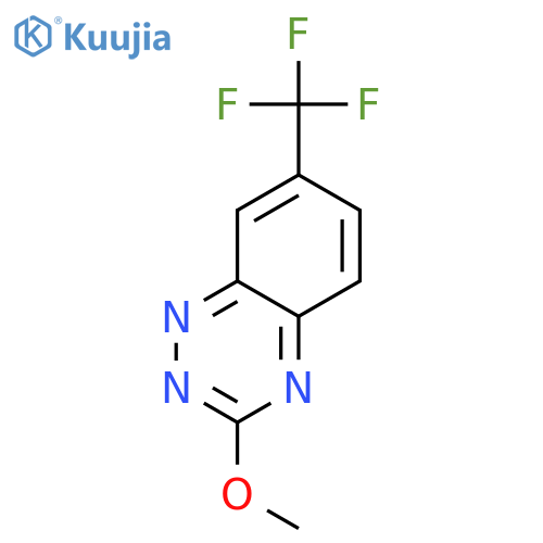 1,2,4-Benzotriazine, 3-methoxy-7-(trifluoromethyl)- structure