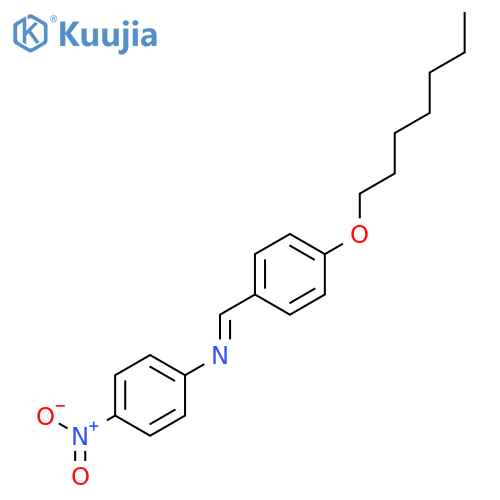 (E)-1-[4-(Heptyloxy)phenyl]-N-(4-nitrophenyl)methanimine structure