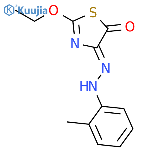 4,5-Thiazoledione, 2-ethoxy-, 4-[(2-methylphenyl)hydrazone] structure