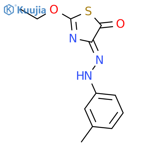 4,5-Thiazoledione, 2-ethoxy-, 4-[(3-methylphenyl)hydrazone] structure