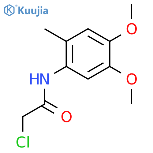 Acetamide, 2-chloro-N-(4,5-dimethoxy-2-methylphenyl)- structure
