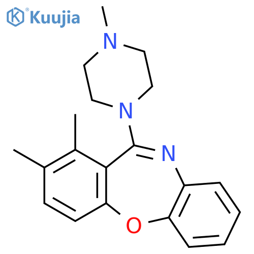 Dibenz[b,f][1,4]oxazepine, 1,2-dimethyl-11-(4-methyl-1-piperazinyl)- structure