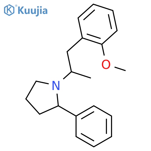 1-[1-(2-methoxyphenyl)propan-2-yl]-2-phenylpyrrolidine structure