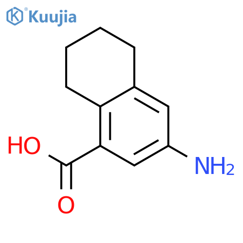3-amino-5,6,7,8-tetrahydro-1-Naphthalenecarboxylic acid structure