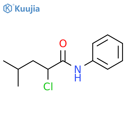 Pentanamide, 2-chloro-4-methyl-N-phenyl- structure