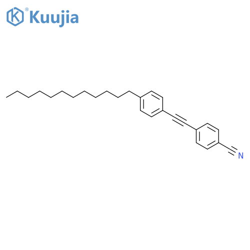 Benzonitrile, 4-[(4-dodecylphenyl)ethynyl]- structure