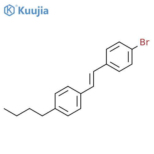 Benzene, 1-bromo-4-[2-(4-butylphenyl)ethenyl]- structure