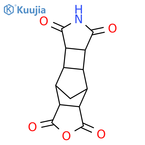 4,8-METHANO-1H-ISOBENZOFURO[5',6':3,4]CYCLOBUTA[1,2-C]PYRROLE-1,3,5,7(6H)-TETRONE, OCTAHYDRO- structure