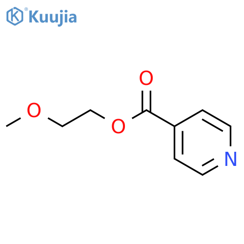 2-methoxyethyl Pyridine-4-carboxylate structure