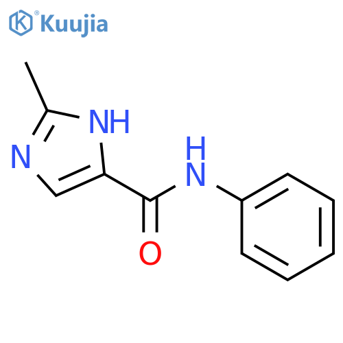 2-methyl-N-phenyl-1H-Imidazole-5-carboxamide structure