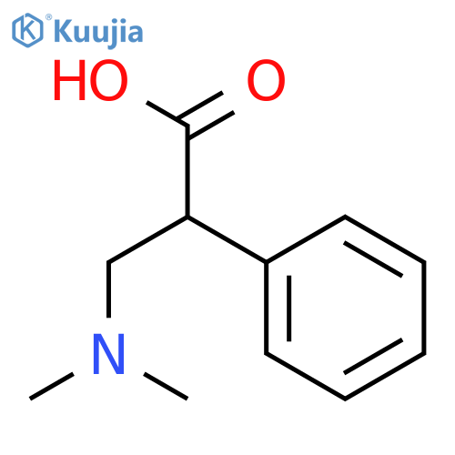 3-(dimethylamino)-2-phenylpropanoic Acid structure