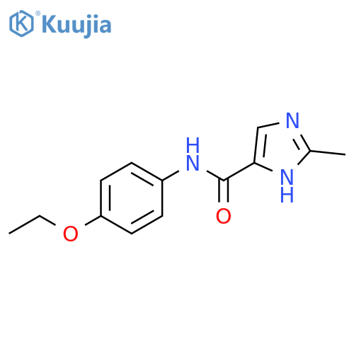 N-(4-ethoxyphenyl)-2-methyl-1H-imidazole-5-carboxamide structure