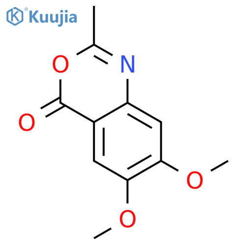4H-3,1-Benzoxazin-4-one,6,7-dimethoxy-2-methyl- structure