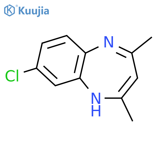 8-chloro-2,4-dimethyl-1h-1,5-benzodiazepine structure