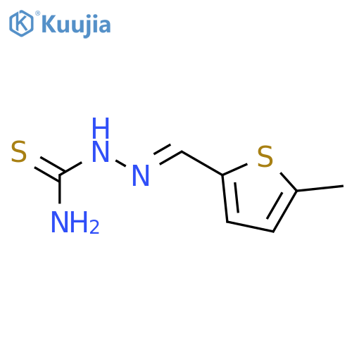 {(5-methylthiophen-2-yl)methylideneamino}thiourea structure