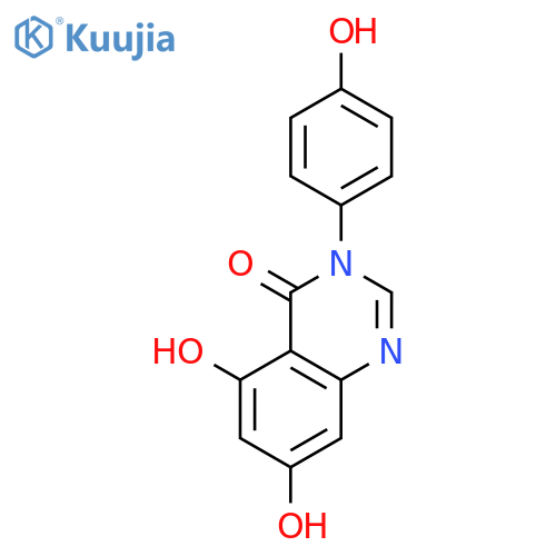 4(3H)-QUINAZOLINONE, 5,7-DIHYDROXY-3-(4-HYDROXYPHENYL)- structure