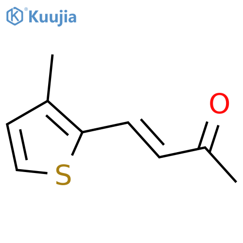 4-(3-methylthiophen-2-yl)but-3-en-2-one structure