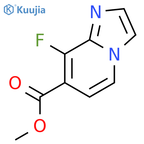 8-fluoro-Imidazo[1,2-a]pyridine-7-carboxylic acid methyl ester structure