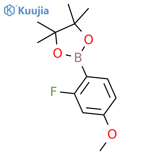 2-Fluoro-4-methoxyphenylboronic Acid Pinacol Ester structure