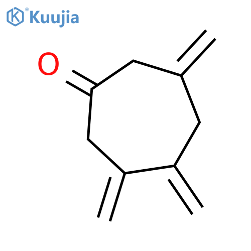 Cycloheptanone, 3,4,6-tris(methylene)- structure