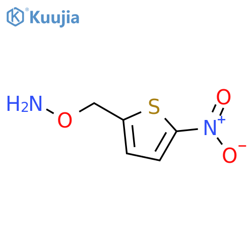 O-(5-nitrothiophen-2-yl)methylhydroxylamine structure