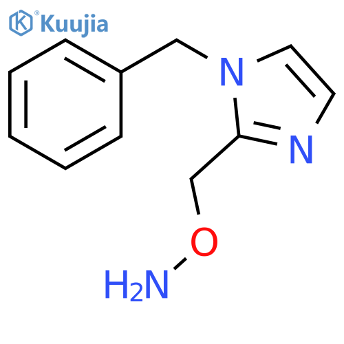 1H-Imidazole, 2-[(aminooxy)methyl]-1-(phenylmethyl)- structure