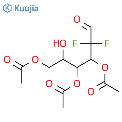 D-lyxo-Hexose, 2-deoxy-2,2-difluoro-, 3,4,6-triacetate structure