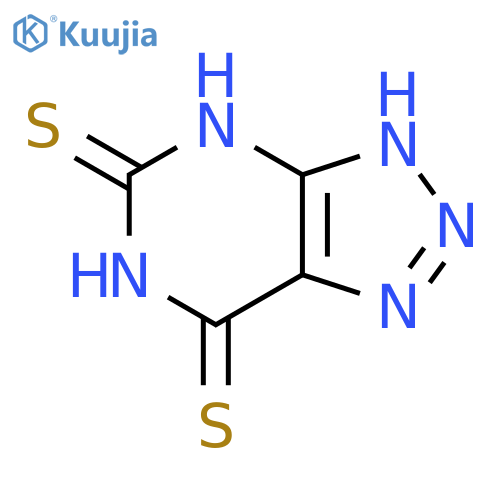 3H-1,2,3-Triazolo[4,5-d]pyrimidine-5,7(4H,6H)-dithione structure