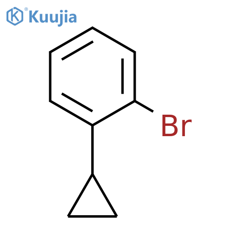 Benzene, bromocyclopropyl- structure