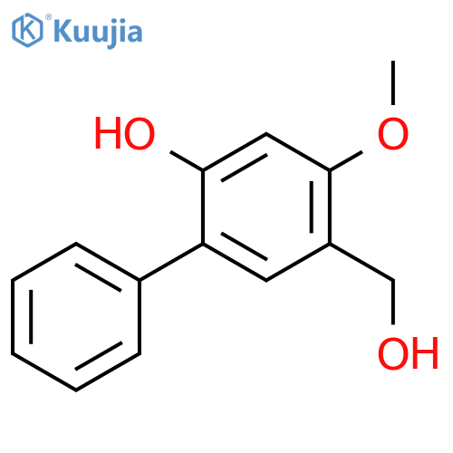 [1,1-Biphenyl]-3-methanol,6-hydroxy-4-methoxy-(9CI) structure