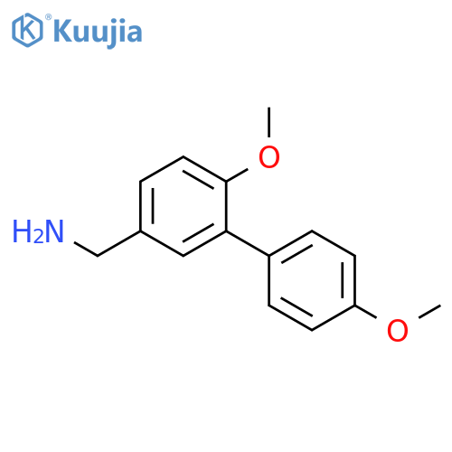 [1,1'-Biphenyl]-3-methanamine, 4',6-dimethoxy- structure