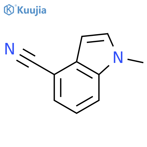 1-Methyl-1H-indole-4-carbonitrile structure