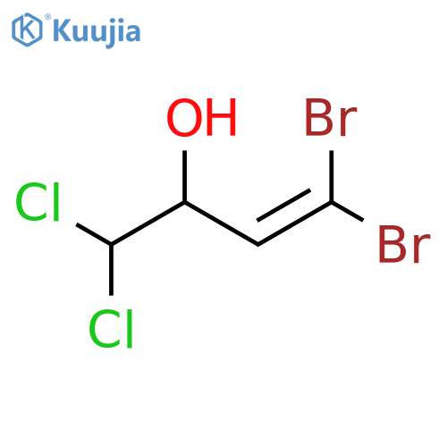3-Buten-2-ol, 4,4-dibromo-1,1-dichloro- structure